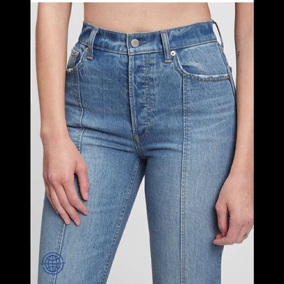 GAP High Rise Cheeky Straight Jeans with Washwell - Picture 4 of 13